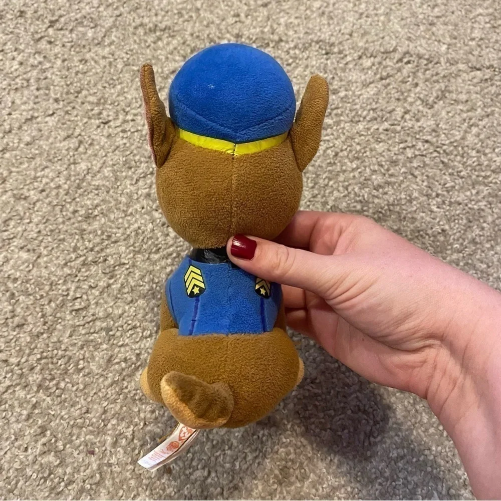 Paw Patrol Chase TY Beanie Boo Plush Stuffed Animal Dog Puppy